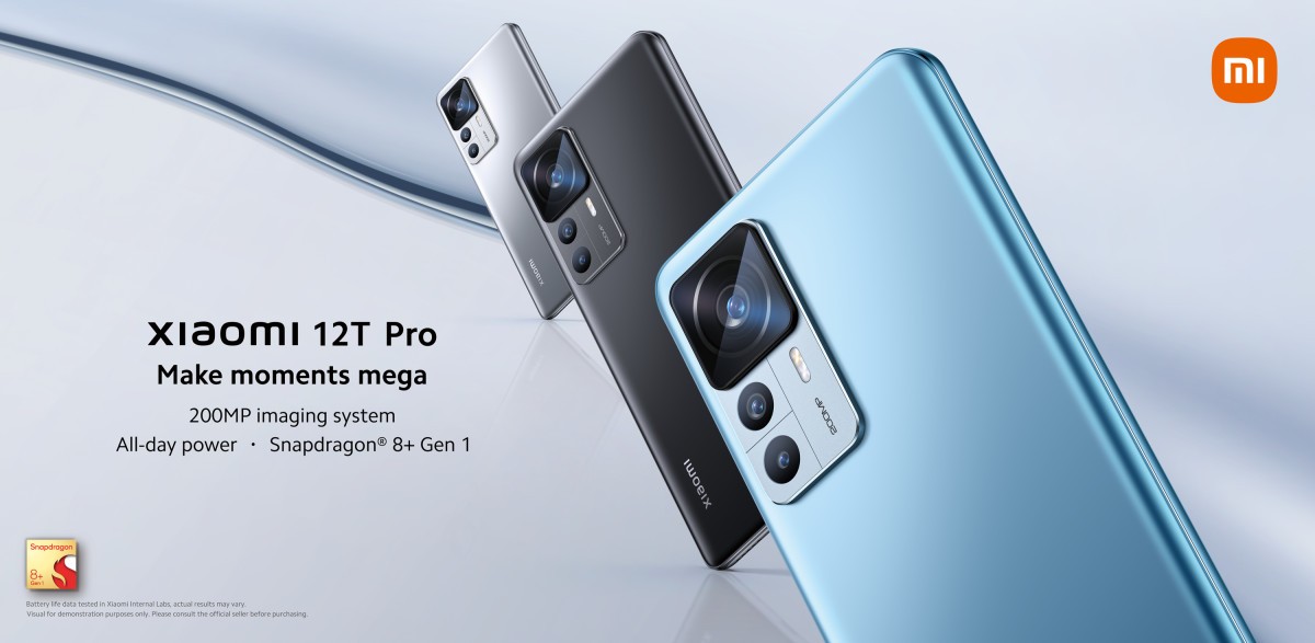 شاومي تطلق هاتف Xiaomi 12T Pro بمستشعر 200 ميجا بيكسل مع هاتف 12T