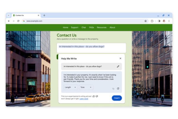 التحديث التالي لمتصفح Chrome يضيف ثلاث ميزات جديدة للذكاء الاصطناعي