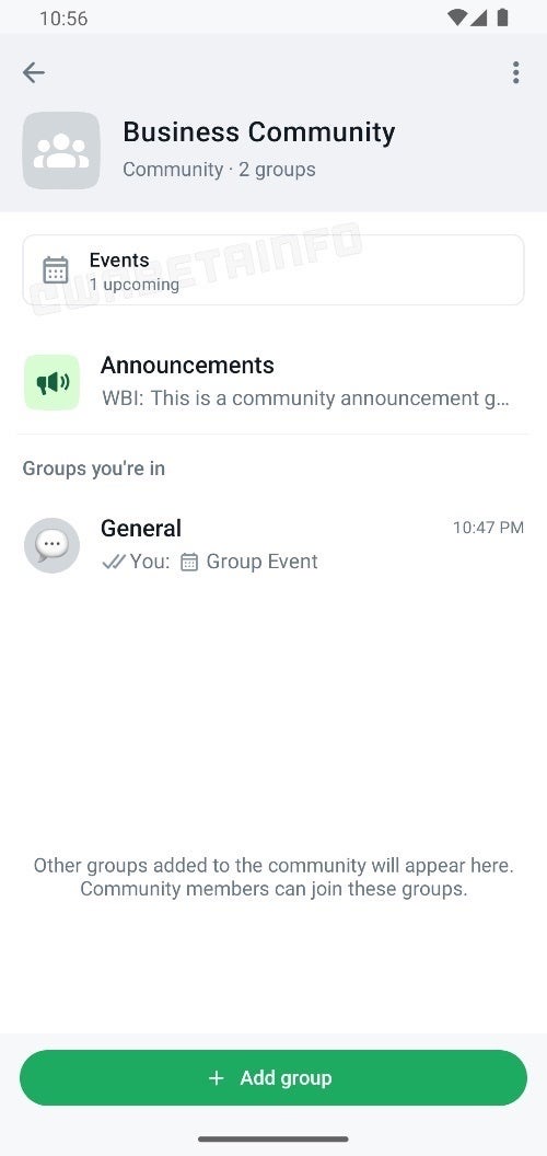 ‏WhatsApp يختبر تنظيمًا أكثر بساطة للأحداث على المحادثات الجماعية المجتمعية من خلال الأحداث المثبتة تلقائيًا