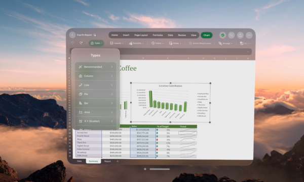 نظارة Vision Pro من أبل سيكون بها تطبيقات Teams و Word و Excel وغيرها من تطبيقات Microsoft 365 عند الإطلاق