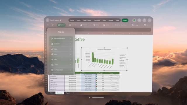 نظارة Vision Pro من أبل سيكون بها تطبيقات Teams و Word و Excel وغيرها من تطبيقات Microsoft 365 عند الإطلاق