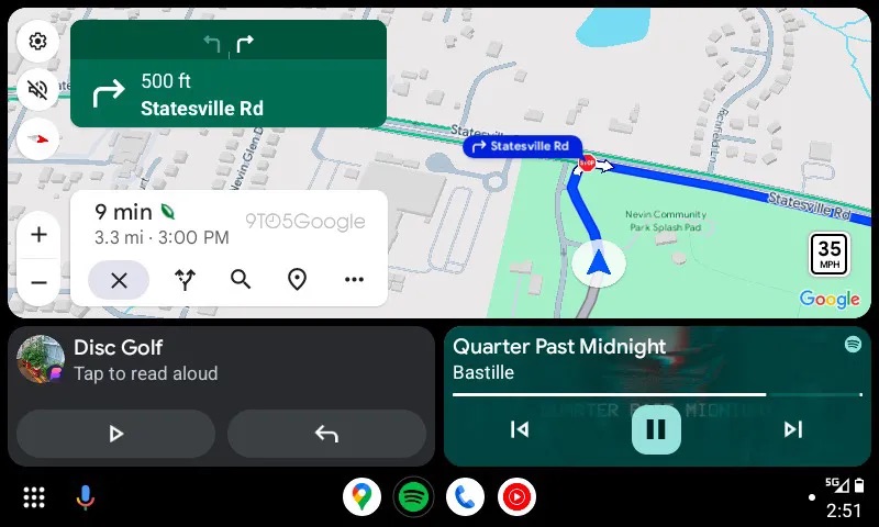 تطبيق Android Auto يقدم المباني ثلاثية الأبعاد على نطاق واسع في خرائط جوجل