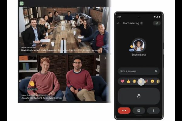 طرح وضع Companion Mode التفاعلي في Google Meet لنظامي iOS واندرويد