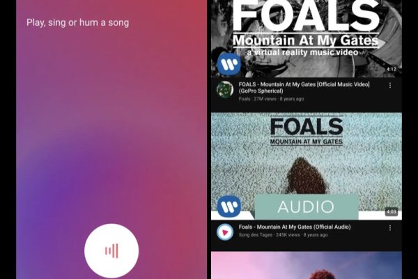 تطبيق YouTube Music يطرح إمكانية البحث عن الأغاني على غرار Google Play Music