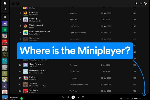 سبوتيفاي تطلق مشغل Miniplayer لنظامي Mac وWindows