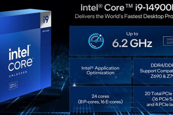 إنتل تطلق معالج Intel Core i9-14900KS بسرعة تصل إلى 6.2 GHz